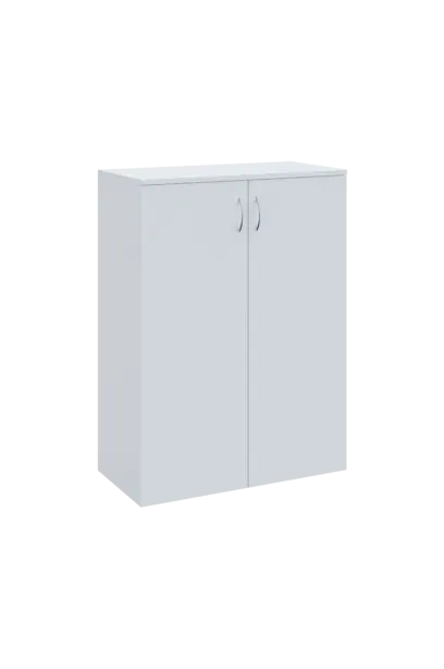 N 3 - 8D kancelářská skříň, 2-dveřová, 1100x800x400, bílá